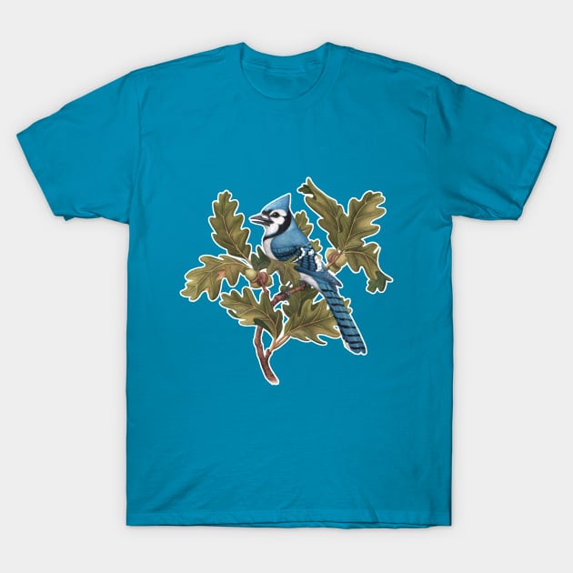 Blue Jay T-Shirt by JadaFitch